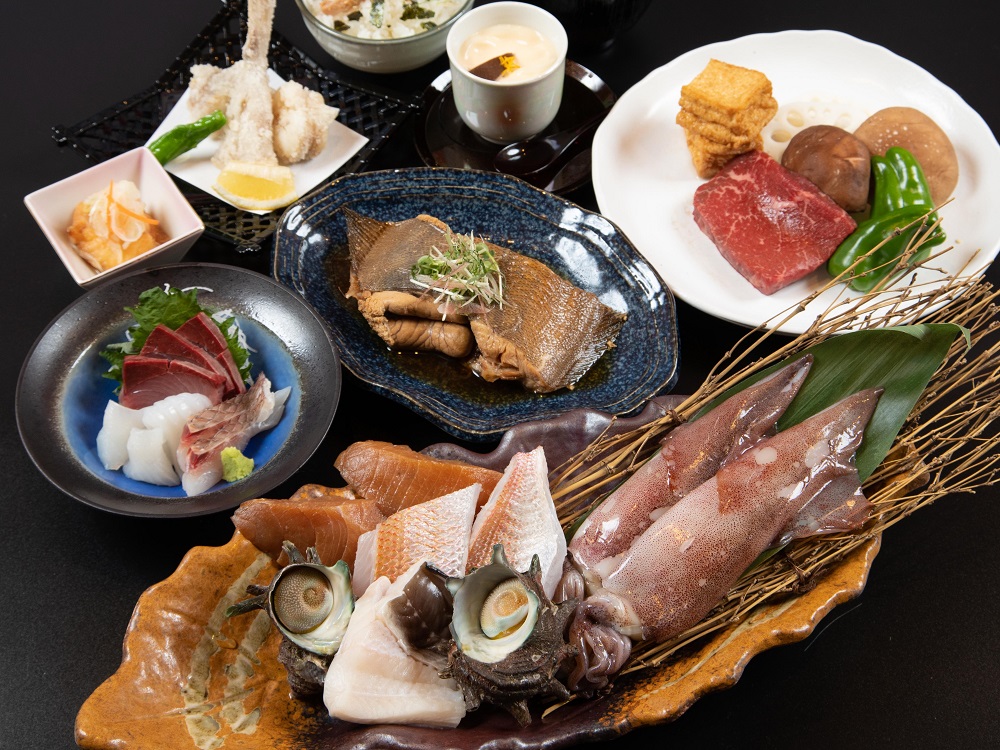 浜心オススメ網焼きコース